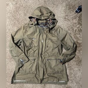 VINTAGE Pendleton Olive Jacket with Plaid Accents